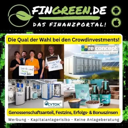 fingreen.de social media post crowdinvesting